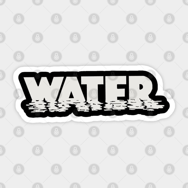 Water Sticker by The Daily Ghost